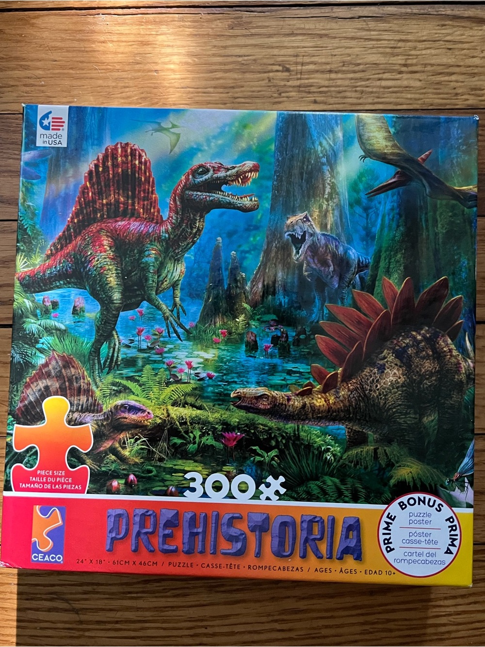 Prehistoria dinosaur 300 piece jigsaw puzzle